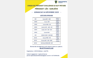 Cross Pérignat les sarlièves / Challenge 63