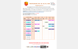 Triathlon départemental de Chamalières