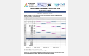 1er tour des interclubs