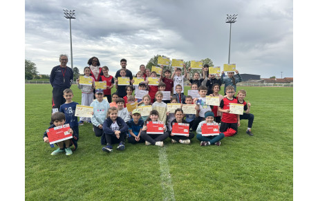 Remise des diplômes "Témoins" aux jeunes Eveils et Poussins du CALR!!!